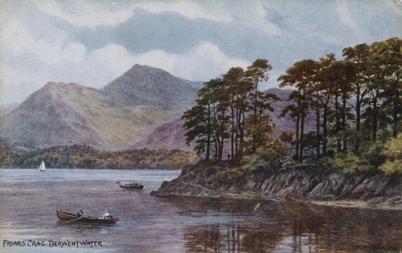 Crag dos Frades, Derwent Water de Alfred Robert Quinton