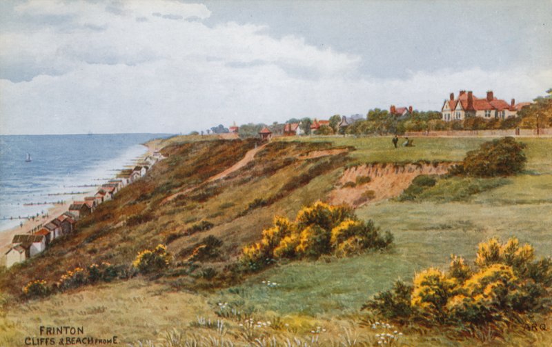 Frinton, falésias e praia de E de Alfred Robert Quinton