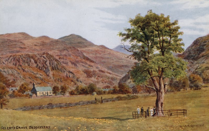 Túmulo de Gelert, Beddgelert de Alfred Robert Quinton