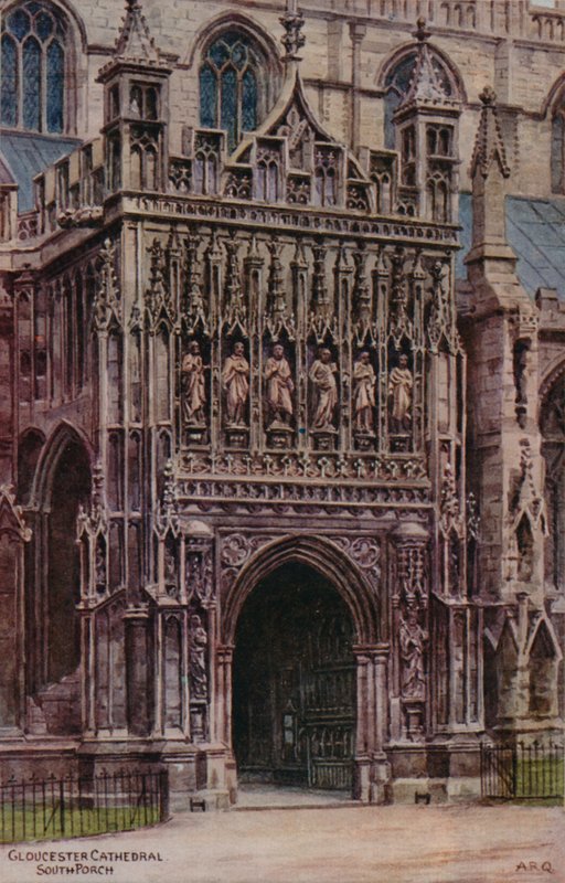 Catedral de Gloucester, South Porch de Alfred Robert Quinton