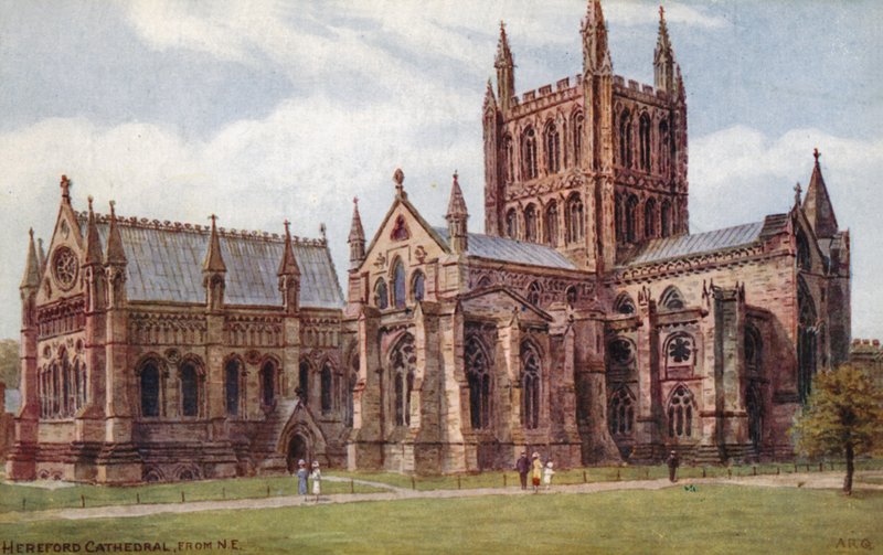 Catedral de Hereford, de NE de Alfred Robert Quinton