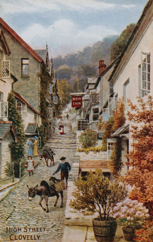 Rua principal, Clovelly de Alfred Robert Quinton