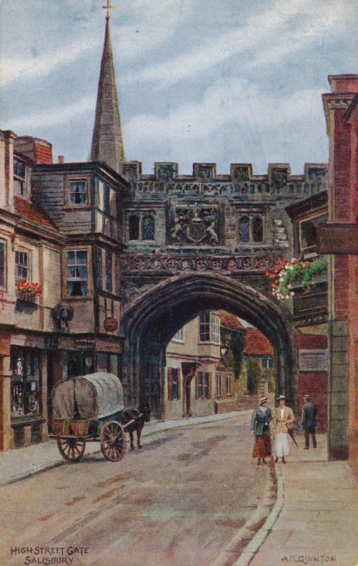 Portão da Rua Principal, Salisbury de Alfred Robert Quinton