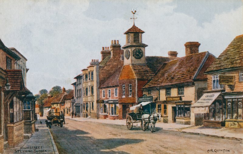 Rua principal, steyning, sussex de Alfred Robert Quinton