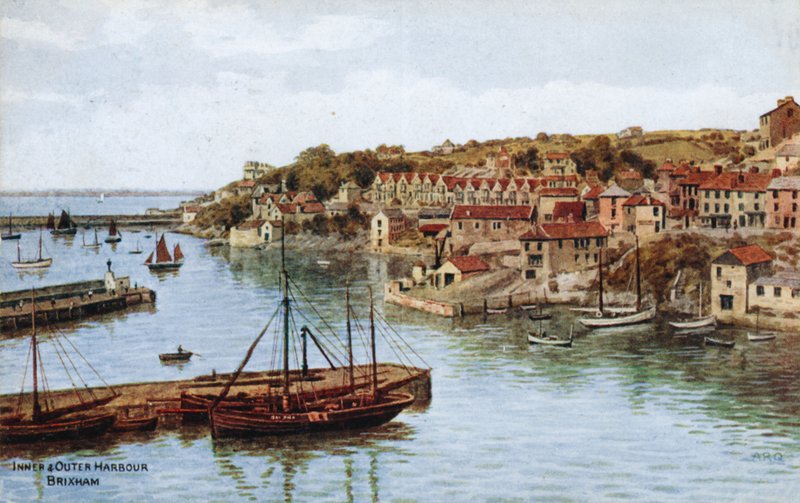 Porto Interior e Exterior, Brixham de Alfred Robert Quinton