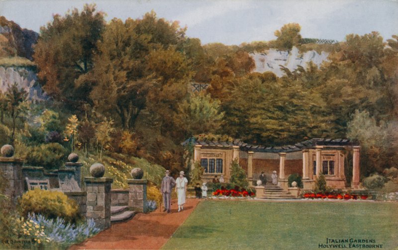 Jardins italianos, Holywell, Eastbourne de Alfred Robert Quinton