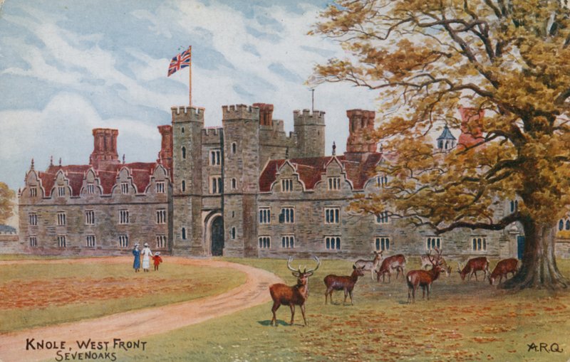 Knole, Frente Oeste, Sevenoaks de Alfred Robert Quinton