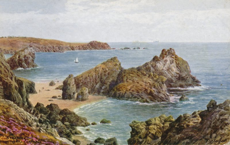 Kynance Cove, Therill, Cornwall de Alfred Robert Quinton