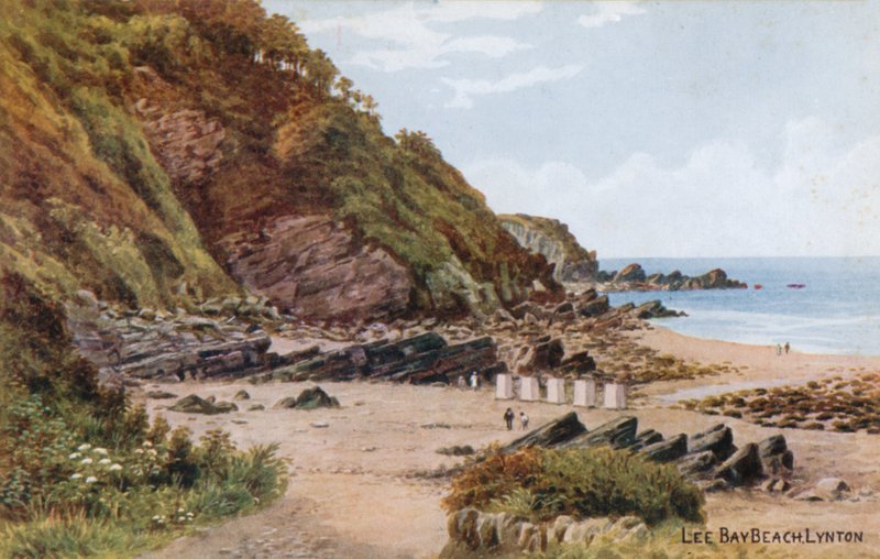Praia da baía de Lee, Lynton de Alfred Robert Quinton