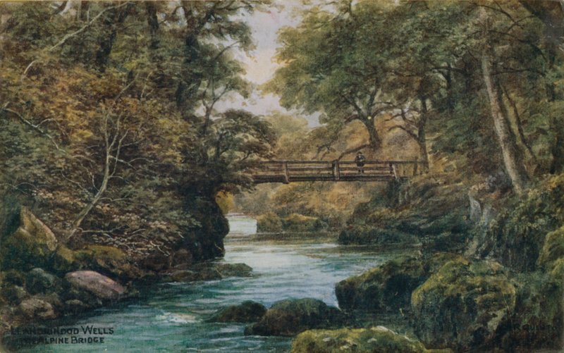 Llandrindod Wells, a ponte alpina de Alfred Robert Quinton