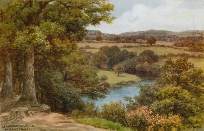 Llandrindod Wells, o passeio dos amantes de Alfred Robert Quinton
