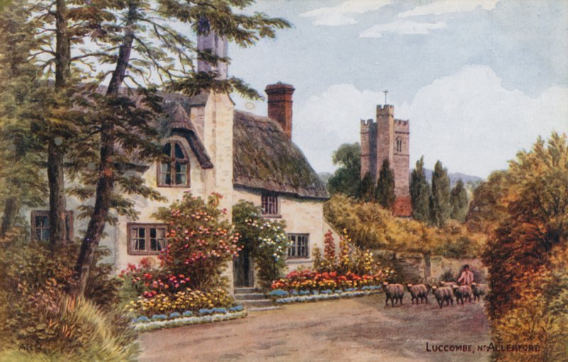 Luccombe, Nr Allerford de Alfred Robert Quinton