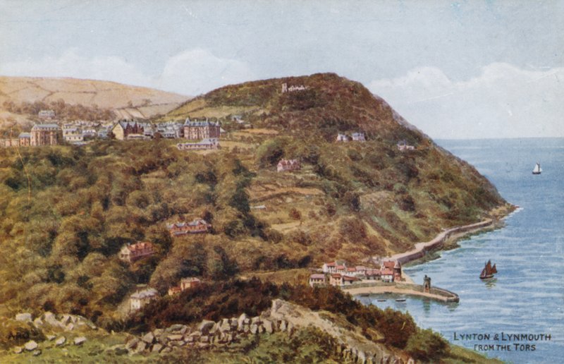 Lynton e Lynmouth dos Tors de Alfred Robert Quinton