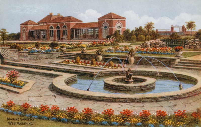 Jardins marinhos, West Worthing de Alfred Robert Quinton