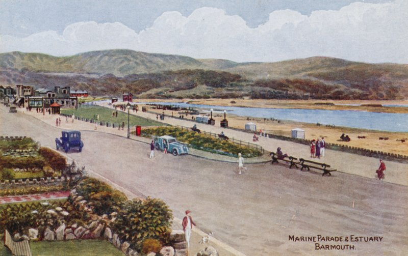 Desfile marinho e estuário, Barmouth de Alfred Robert Quinton