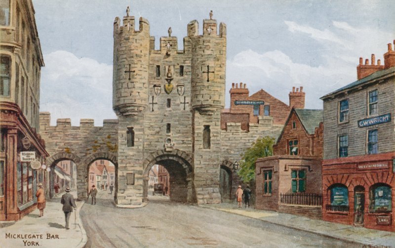 Micklegate Bar, York de Alfred Robert Quinton