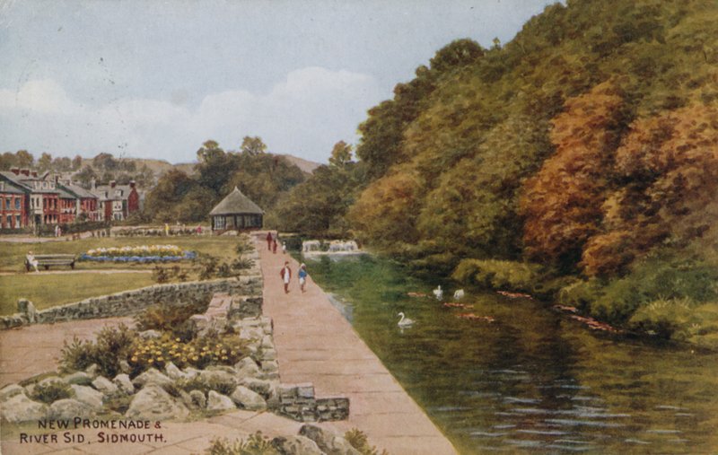 New Promenade e Rio Sid, Sidmouth de Alfred Robert Quinton