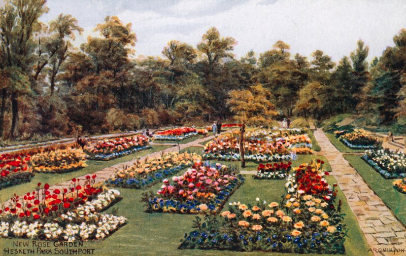 Novo Jardim de Rosas, Hesketh Park, South Port de Alfred Robert Quinton