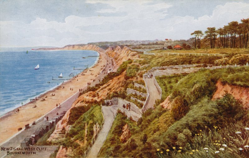 Novo Zig-zag West Cliff, Bournemouth de Alfred Robert Quinton