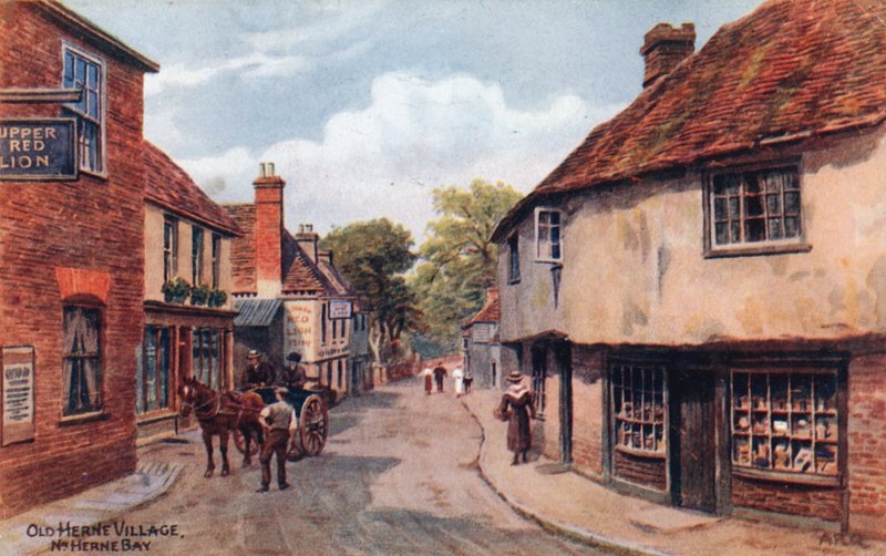 Aldeia velha de Herne, Nr. Herne Bay de Alfred Robert Quinton