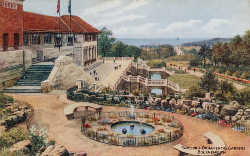 Pavilhão e jardins ornamentais, Bournemouth de Alfred Robert Quinton
