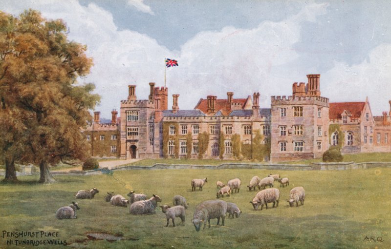 Penshurst Place, perto de Tunbridge Wells de Alfred Robert Quinton