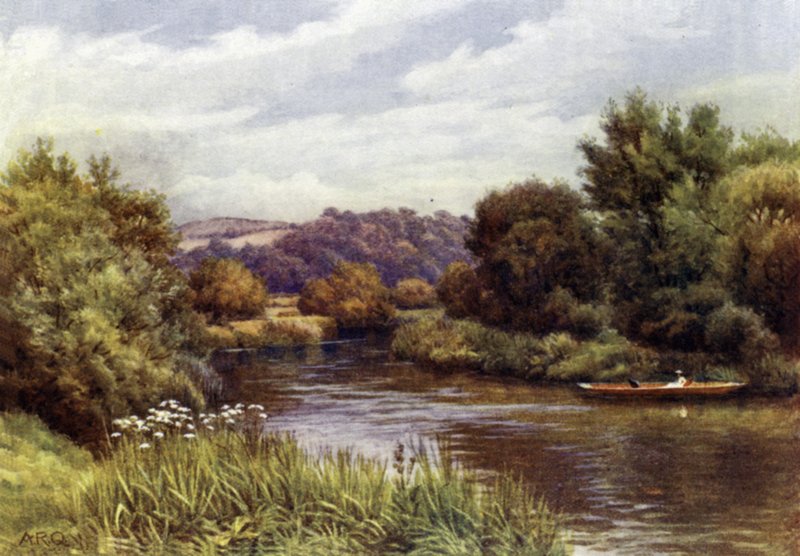 Colina rosa, córrego do açude de Alfred Robert Quinton