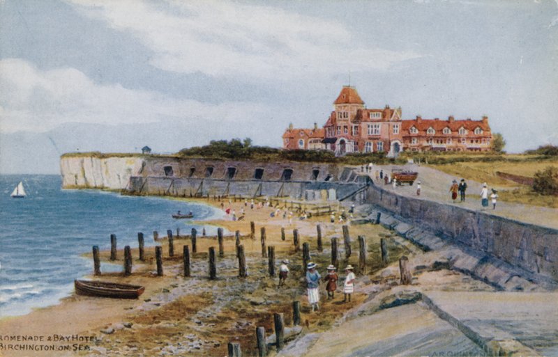 Promenade e Bay Hotel em Birchington-on-Sea de Alfred Robert Quinton