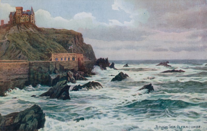 Mar agitado, Ilfracombe de Alfred Robert Quinton