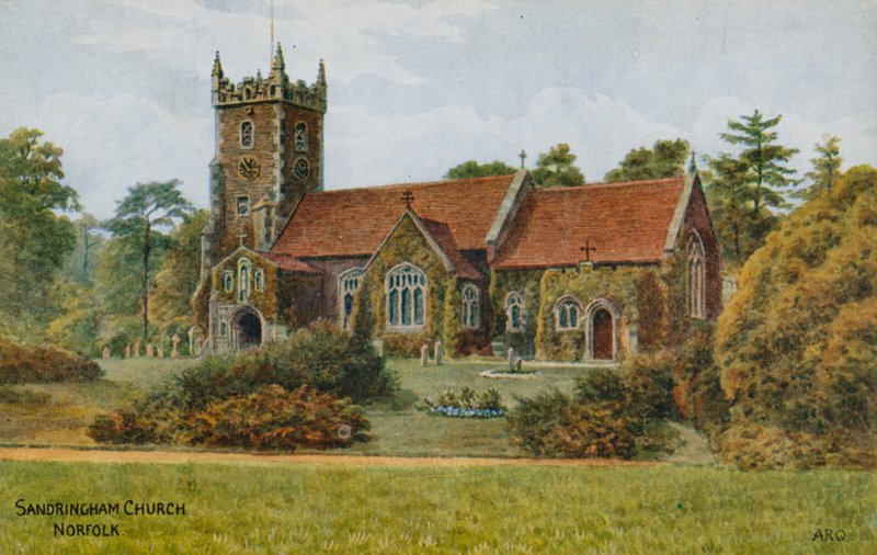 Igreja de Sandringham, Norfolk de Alfred Robert Quinton