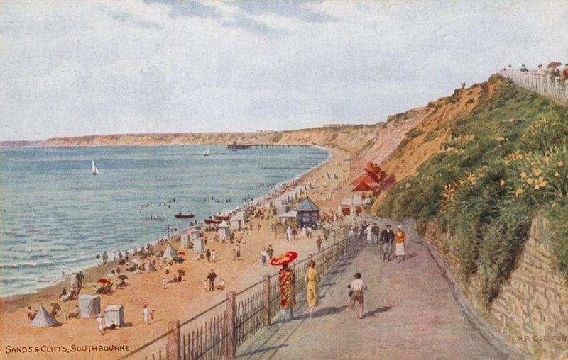 Areias e penhascos, Southbourne de Alfred Robert Quinton