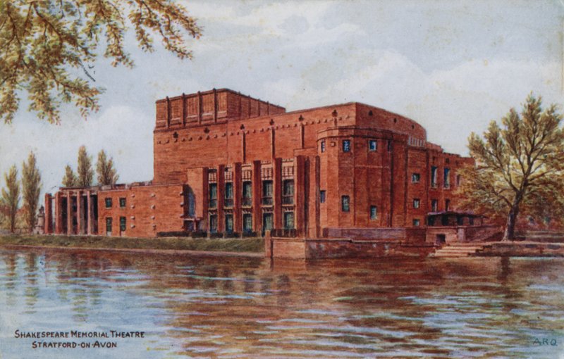 Teatro memorial de Shakespeare, Stratford-on-Avon de Alfred Robert Quinton