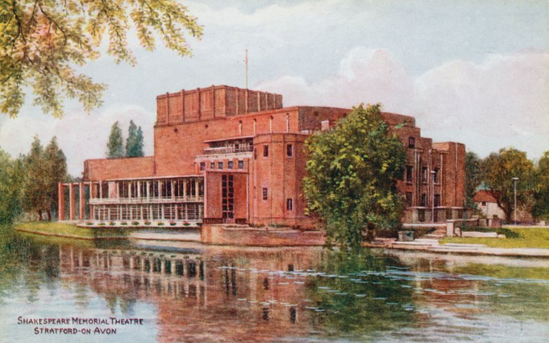 Teatro Memorial de Shakespeare, Stratford on Avon de Alfred Robert Quinton