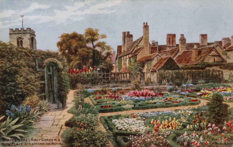 Nó de Shakespeare, Novo Lugar, Stratford-on-Avon de Alfred Robert Quinton