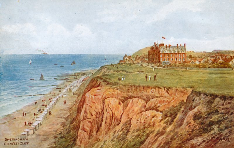 Sheringham, o penhasco do oeste de Alfred Robert Quinton