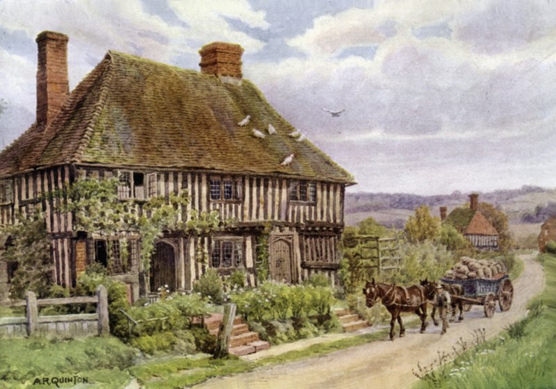 Hythe pequeno, perto de Tenterden, Kent de Alfred Robert Quinton