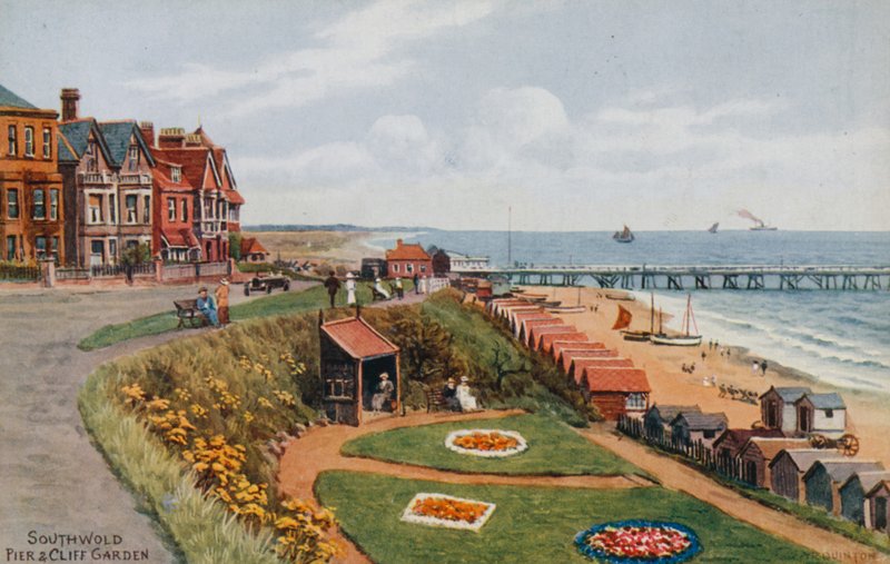 Southwold, Pier e Cliff Garden de Alfred Robert Quinton