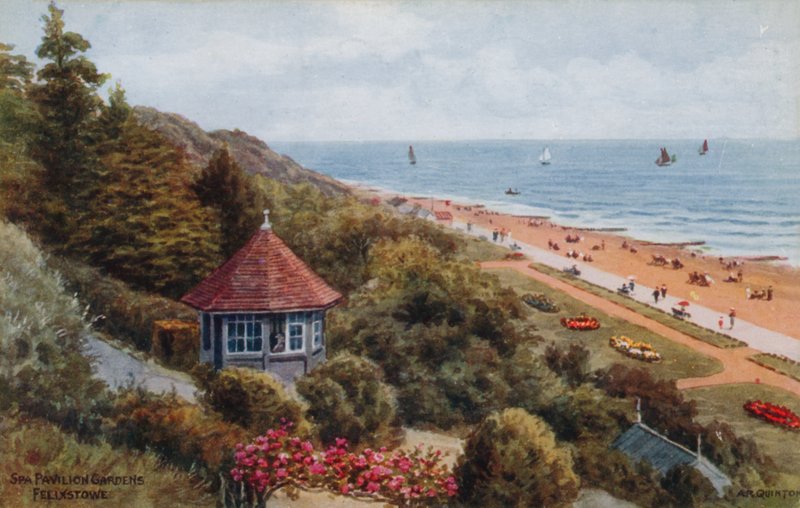 Spa Pavilion Gardens, Felixstowe de Alfred Robert Quinton