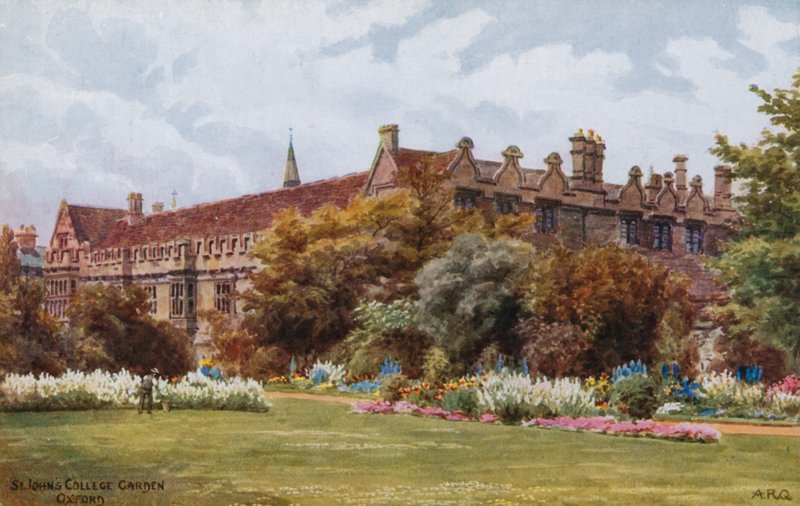 Jardim do Colégio de St John, Oxford de Alfred Robert Quinton