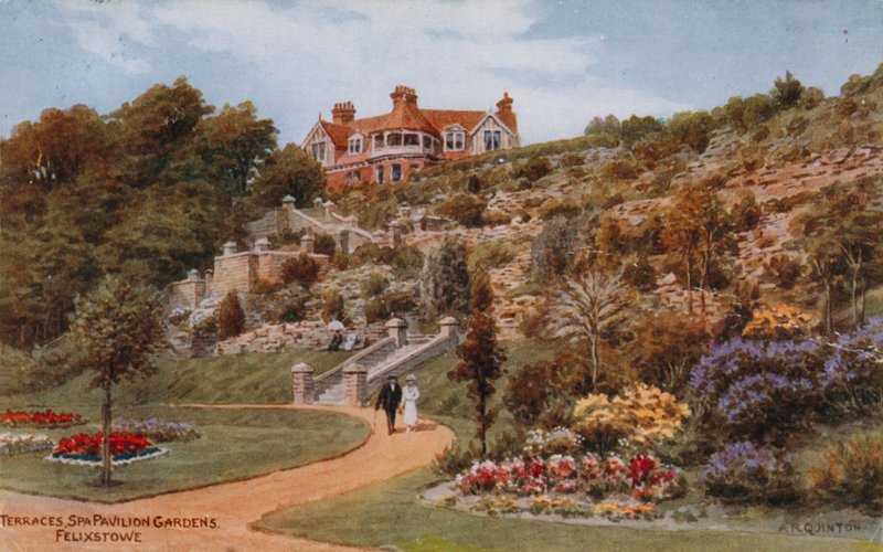 Terraços, Spa Pavilion Gardens, Felixstowe de Alfred Robert Quinton