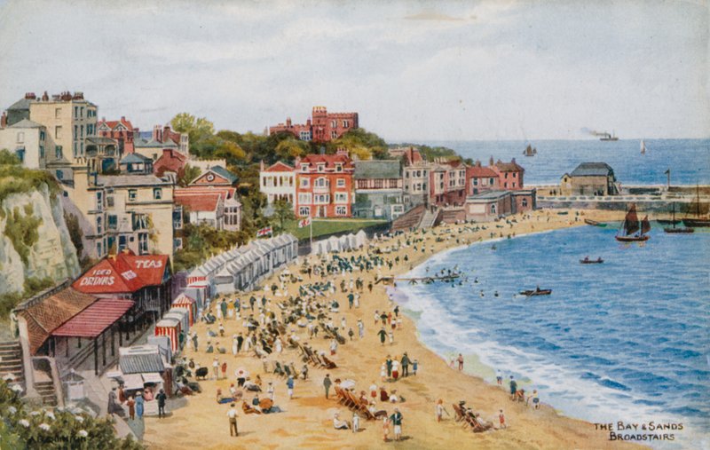 A baía e areias, Broadstairs de Alfred Robert Quinton