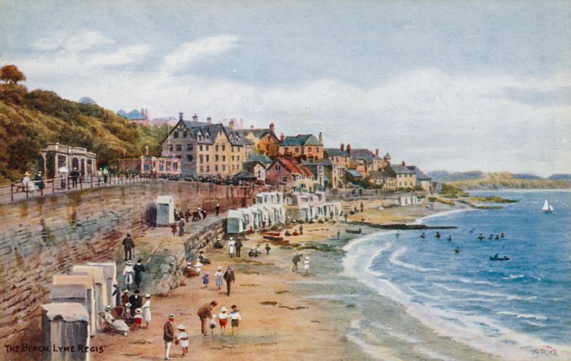 A praia, Lyme Regis de Alfred Robert Quinton