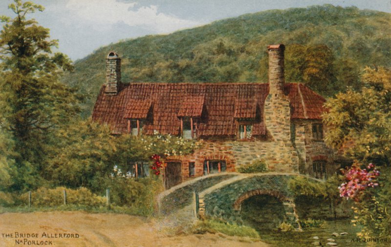 A ponte, Allerford, Nr Porlock de Alfred Robert Quinton
