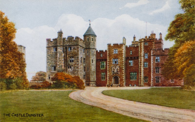 O castelo, dunster de Alfred Robert Quinton