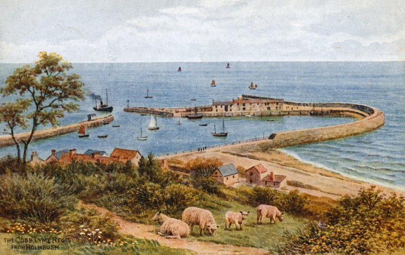 O Cobb, Lyme Regis, da Holmbush de Alfred Robert Quinton