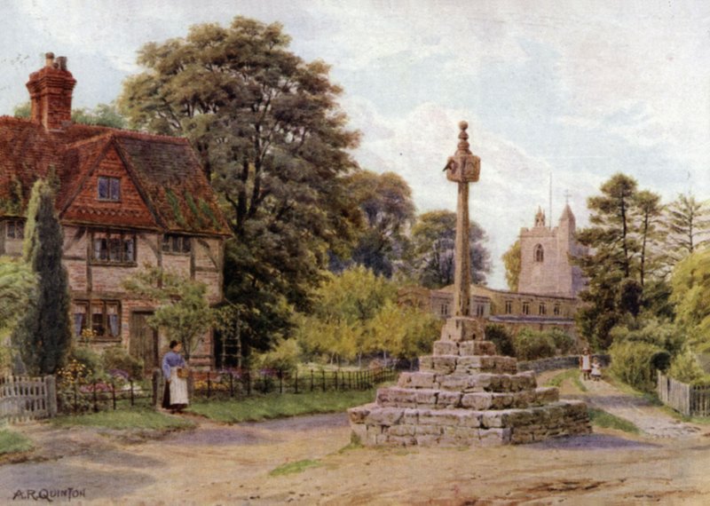 A, crucifixos, leste, hagbourne, berkshire de Alfred Robert Quinton