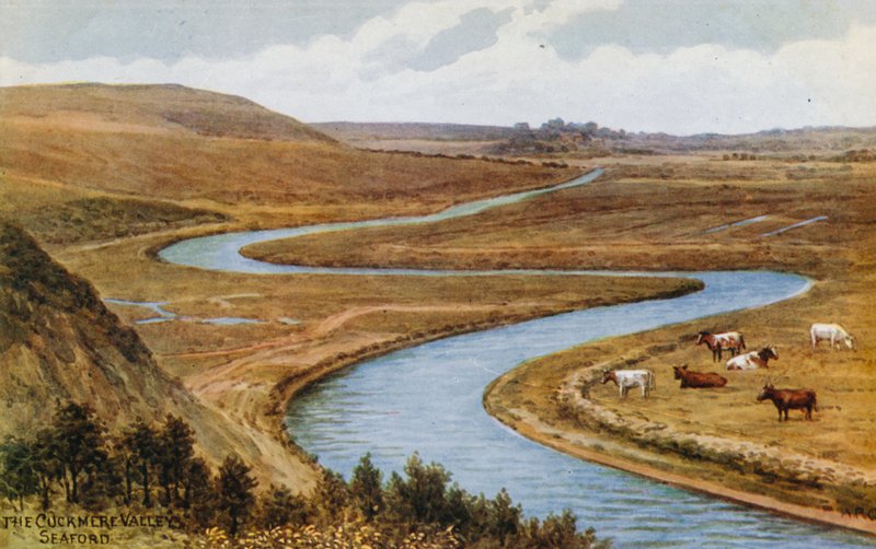 O Vale Cuckmere, Seaford de Alfred Robert Quinton