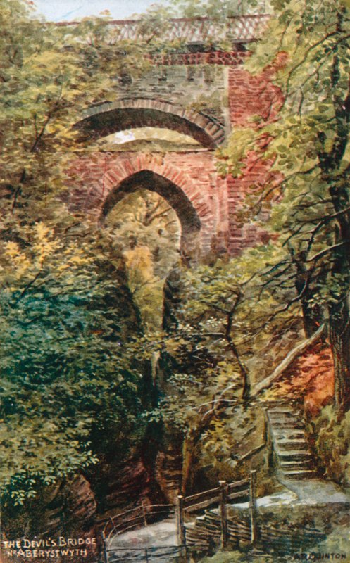 A ponte do diabo, nr. Aberystwyth de Alfred Robert Quinton