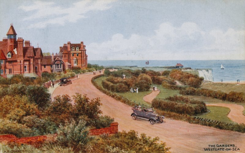 Os jardins, Westgate-on-Sea de Alfred Robert Quinton