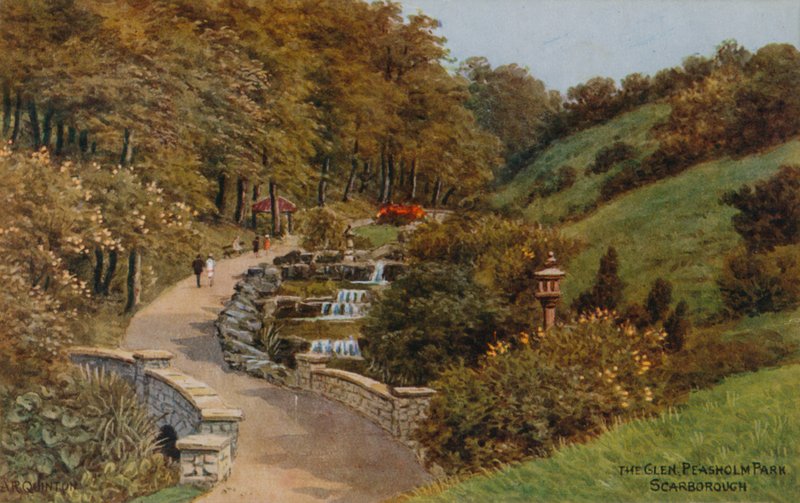 O Parque Glen Peasholm, Scarborough de Alfred Robert Quinton